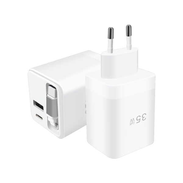 35W Fast Charging Charger (With retractable cord)