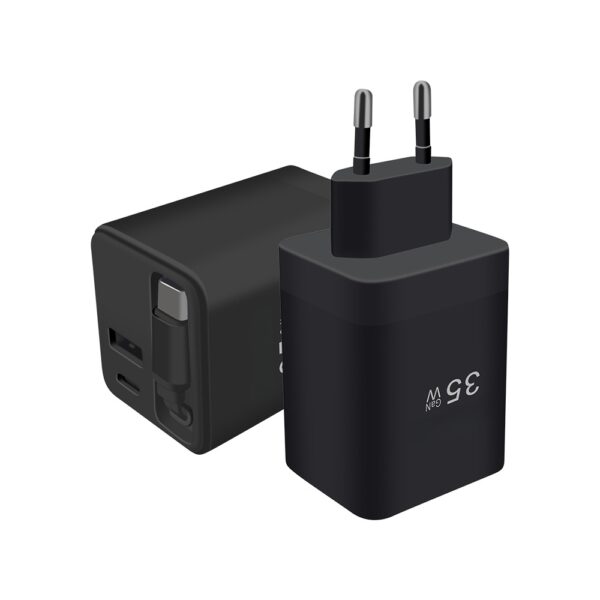 35W Fast Charging Charger (With retractable cord) - Image 5