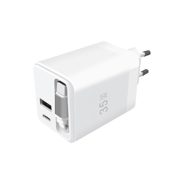 35W Fast Charging Charger (With retractable cord) - Image 3