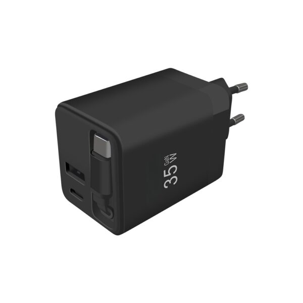 35W Fast Charging Charger (With retractable cord) - Image 7