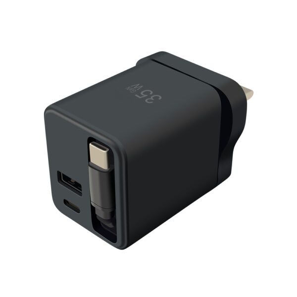 35W Fast Charging Charger (With retractable cord) - Image 8